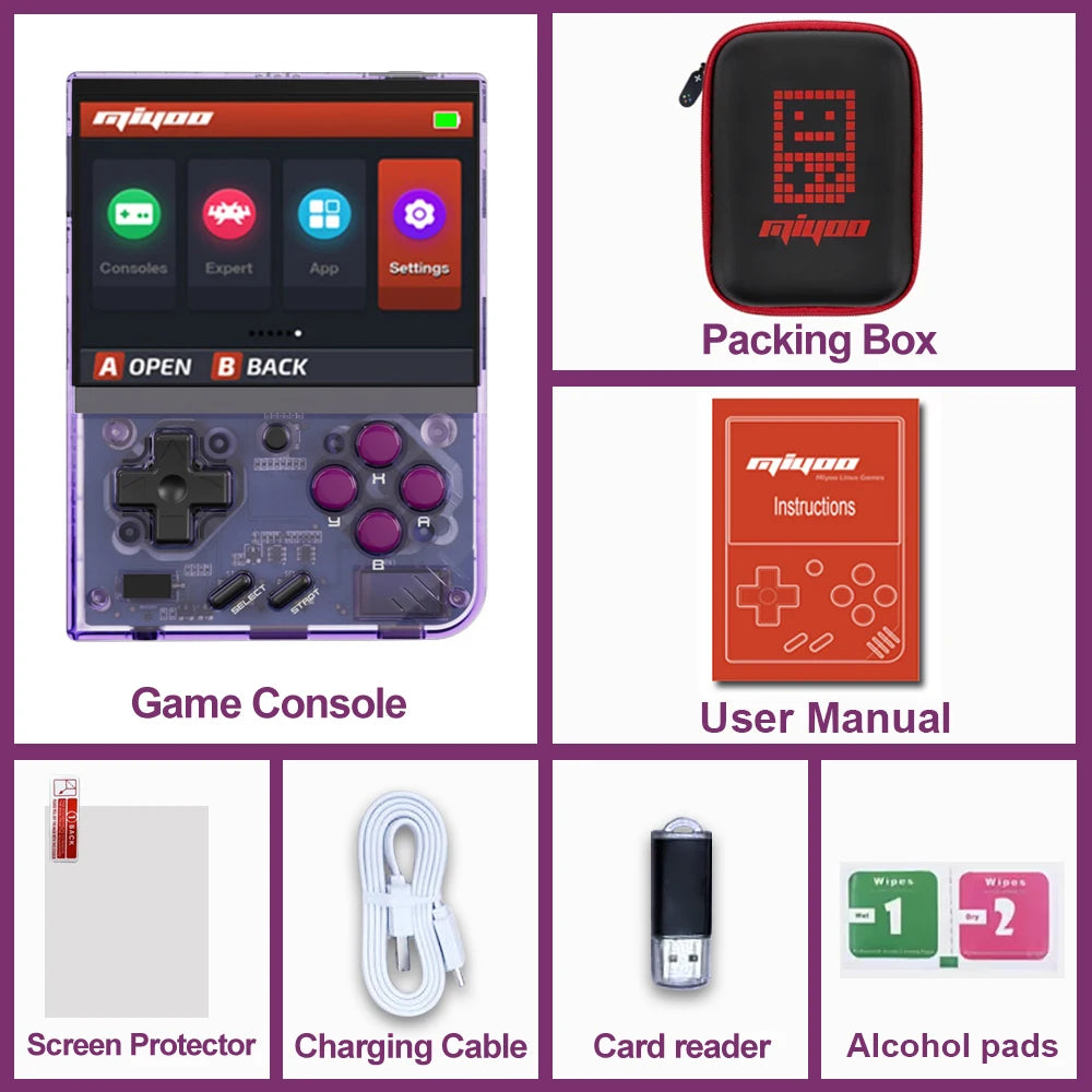 Handheld gaming console retro - MIYOO Mini Plus portable game console