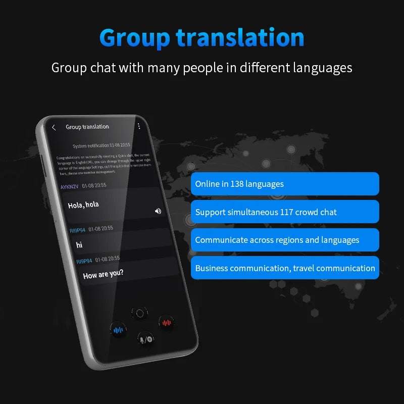 Portable language translation tool - pocket-sized translator for travel and business