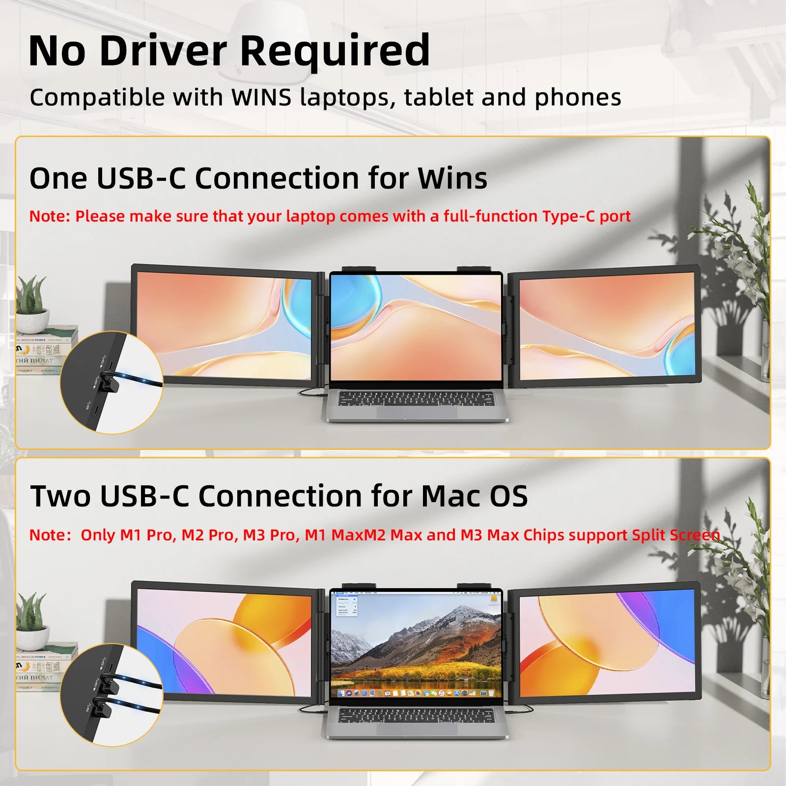 Screen extender for laptop 14 inch - compact and travel-ready design