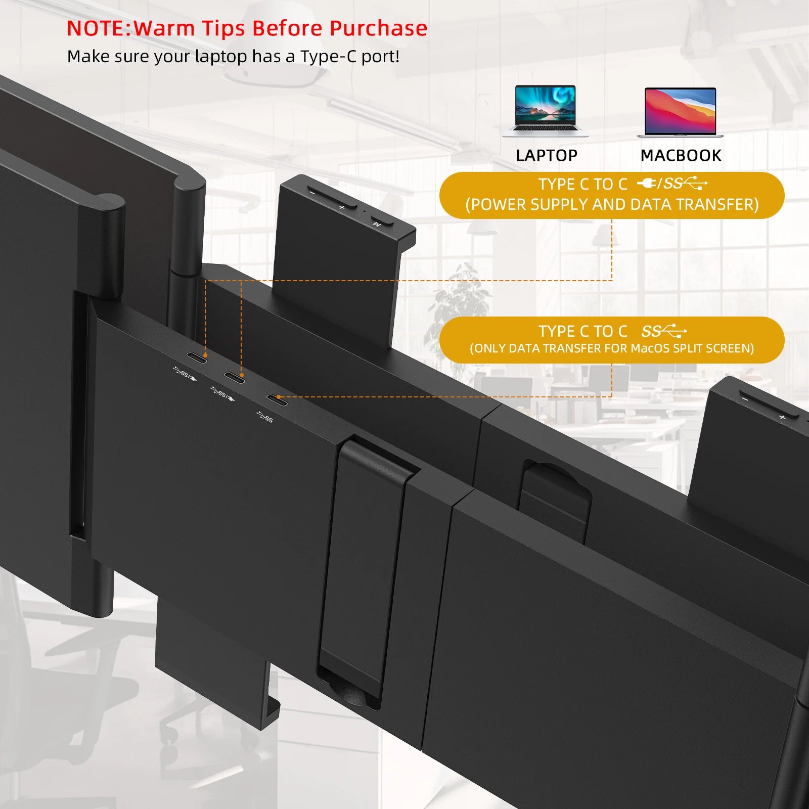 14 inch laptop screen extender showing ultra-slim portable design