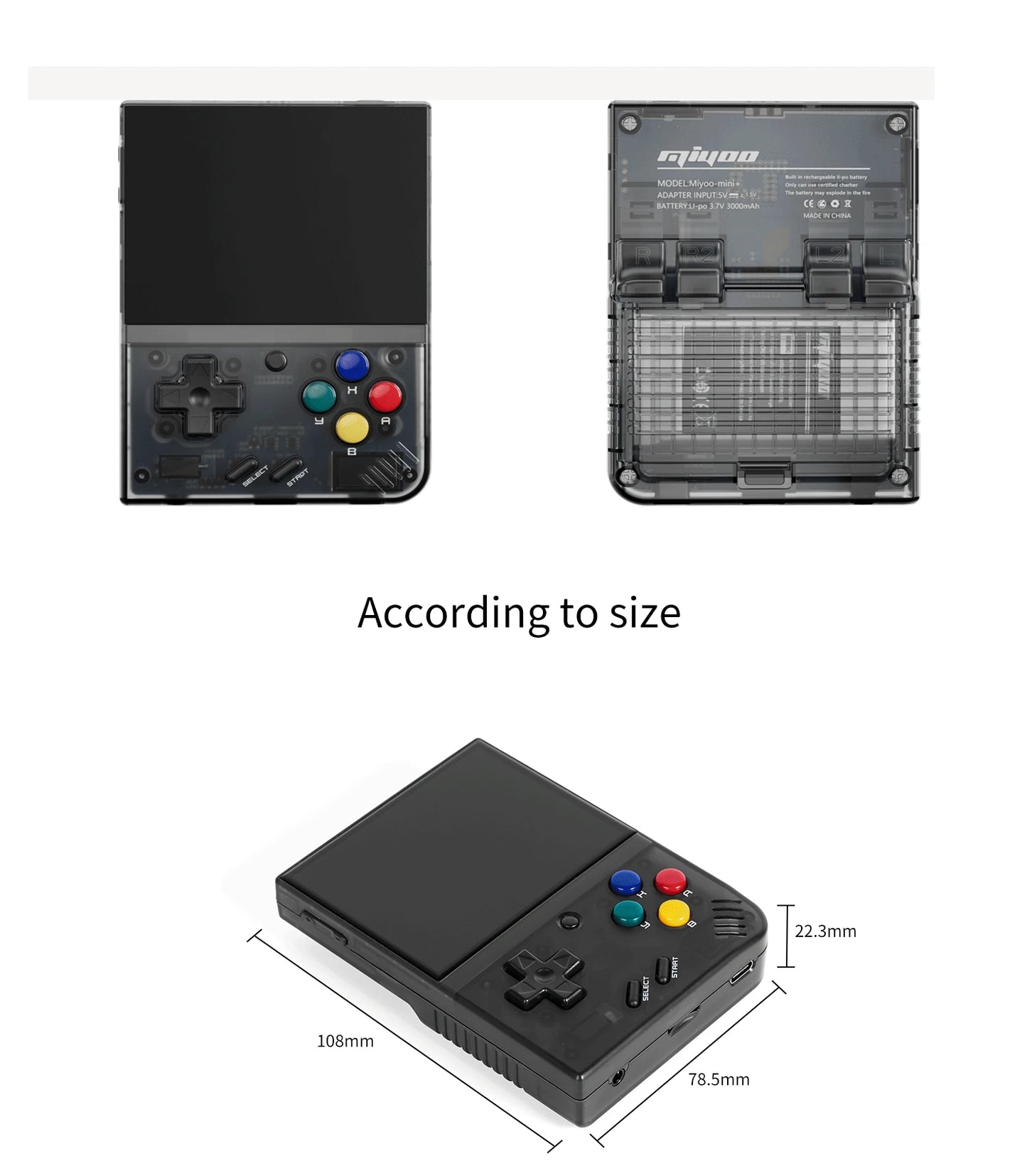 Handheld portable game console - MIYOO Mini Plus retro gaming system