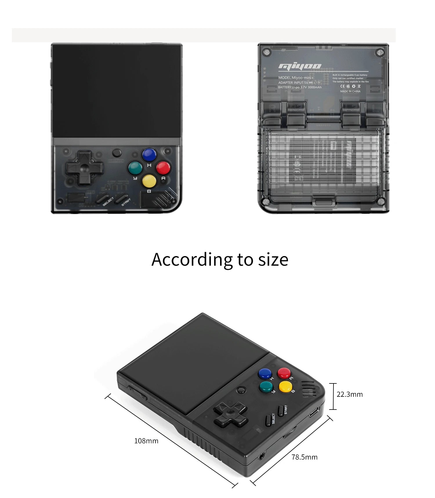 Handheld portable game console - MIYOO Mini Plus retro gaming system